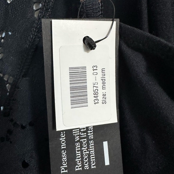 Eberjay Naya The Double Inset Teddy in Black Sleepwear Lounge modal Medium New - Picture 7 of 9